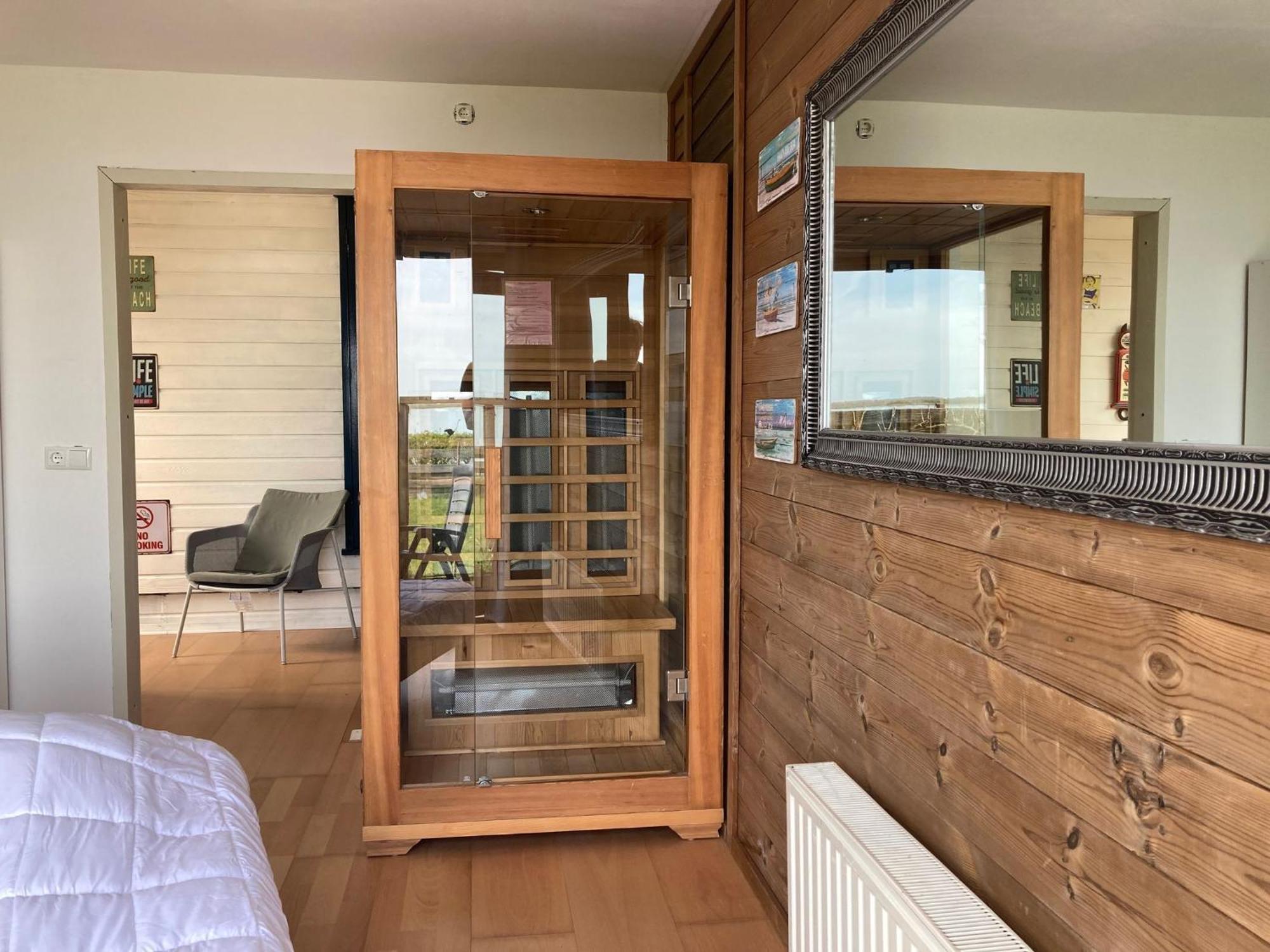 Lakeview 6 Pers Holiday Home Aurora With Fenced Garden, Whirlpool And Sauna Anjum Extérieur photo