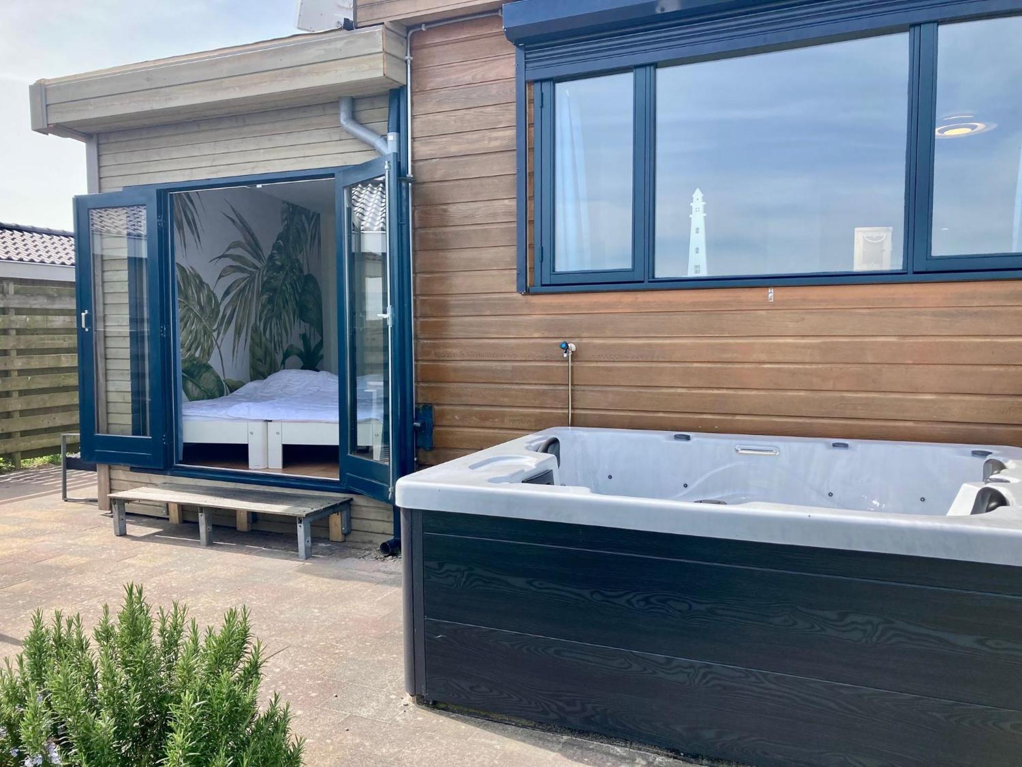 Lakeview 6 Pers Holiday Home Aurora With Fenced Garden, Whirlpool And Sauna Anjum Extérieur photo